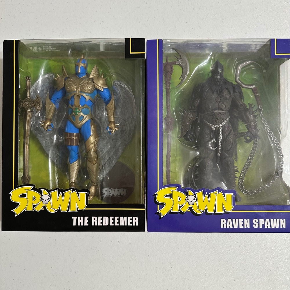 McFarlane New Action Figures Raven Spawn The Redeemer 7 Inch Set 22 Articulation